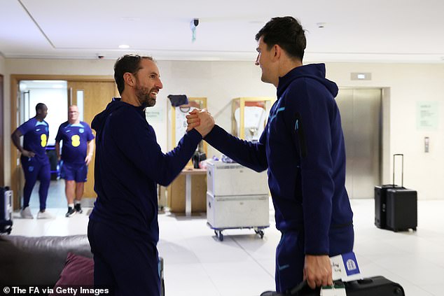 Former Man United captain Harry Maguire (right) can vouch for Southgate's management style