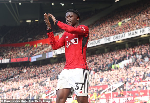 Mainoo has gone on to make 20 senior appearances for Manchester United and has become a key part of Erik ten Hag's midfield