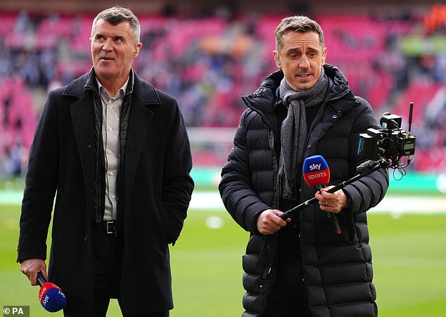 Gary Neville (right) has speculated what Roy Keane (left) would be worth in the current market