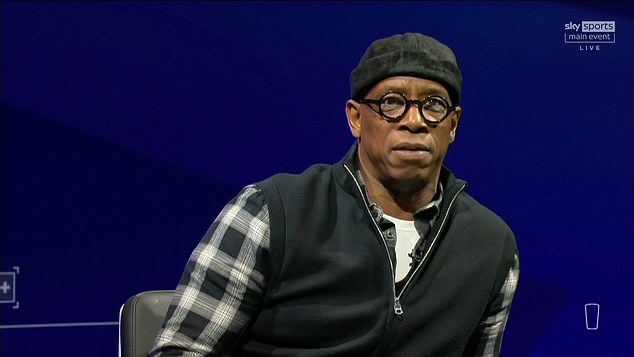 Ian Wright drew praise for his decision to mention the 'elephant in the room' on Sky Sports