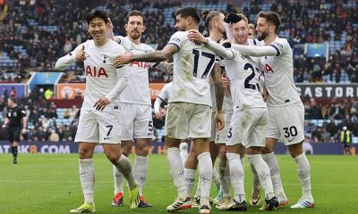 Tottenham claimed a 4-0 win against Aston Villa on Sunday afternoon putting them two points shy of the Villan's in fifth place