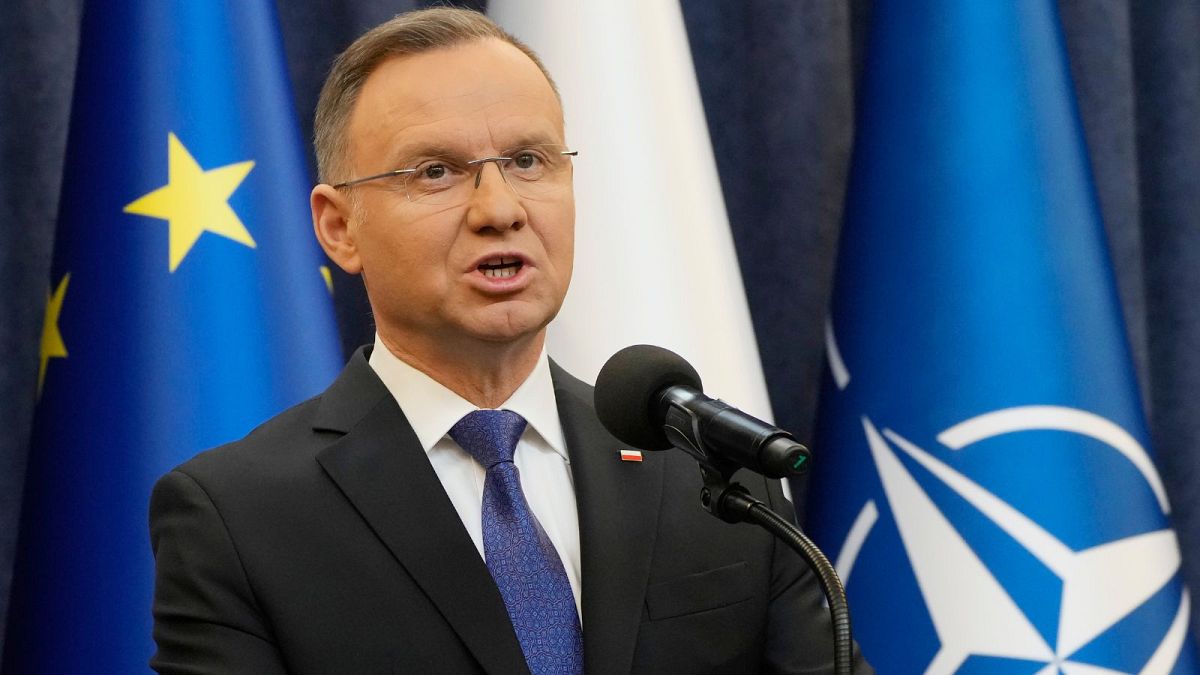 Polish president Andrzej Duda calls on NATO members to raise defence spending to 3% of GDP