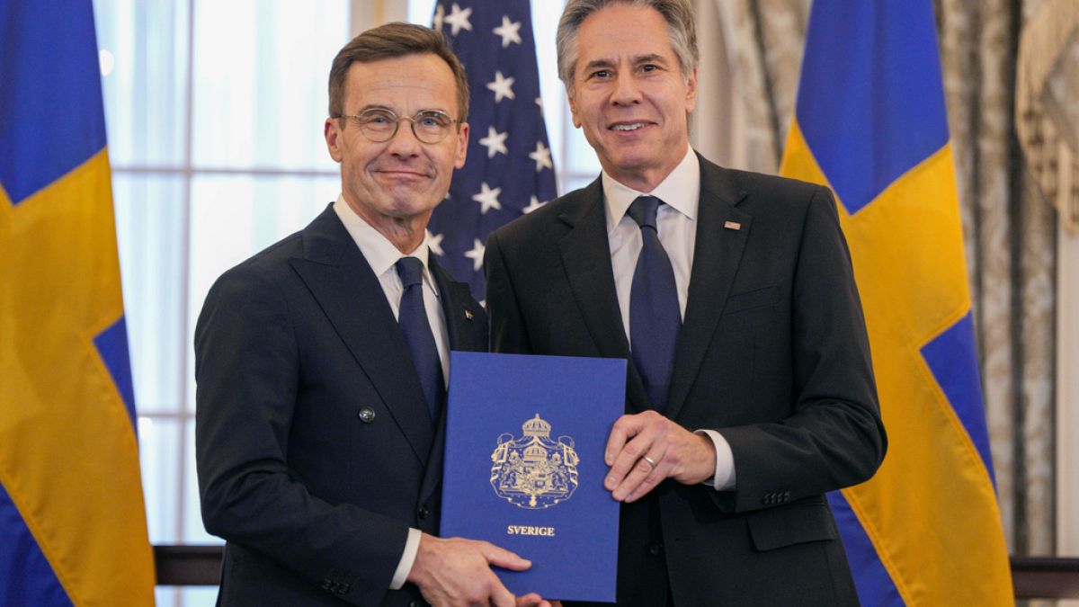 Sweden officially joins NATO, ending decades of neutrality