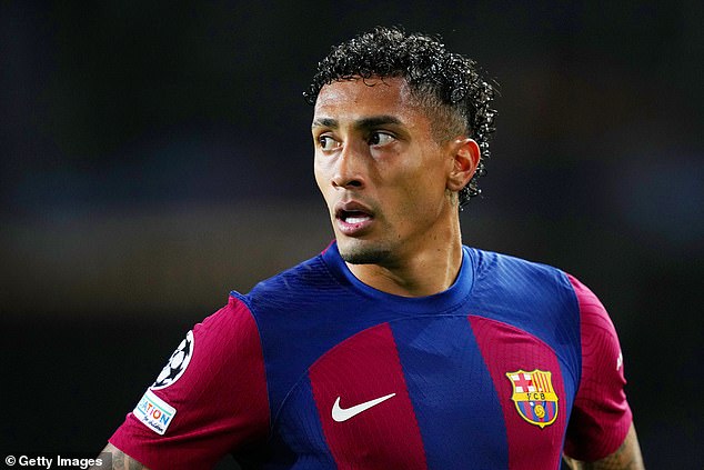 Barcelona winger Raphinha could be on his way back to the Premier League this summer