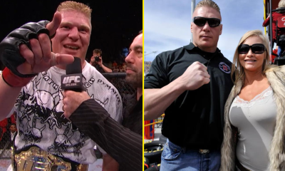 Brock Lesnar made X-rated comment about his wife during iconic post-fight interview at UFC 100