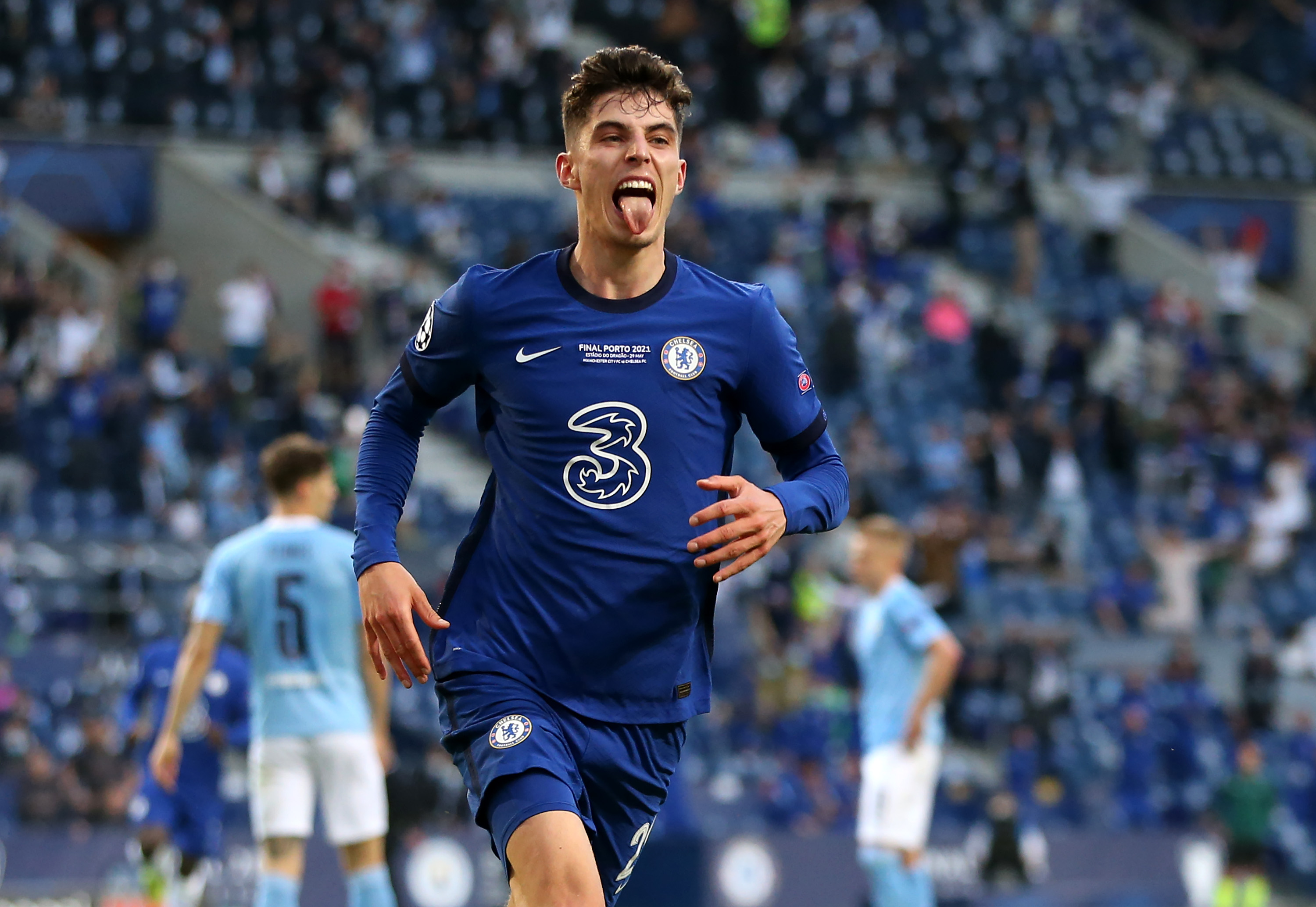 Havertz scored one of the most important goals in the Blues' history in the 2021 Champions League final