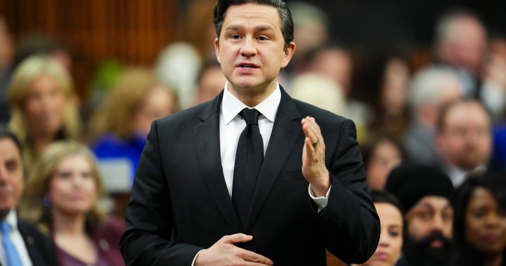Poilievre wants Trudeau to have carbon price meeting on TV with premiers - National