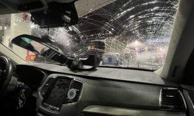 Bad roads: Quebec couple fighting for compensation for broken windshield - Montreal