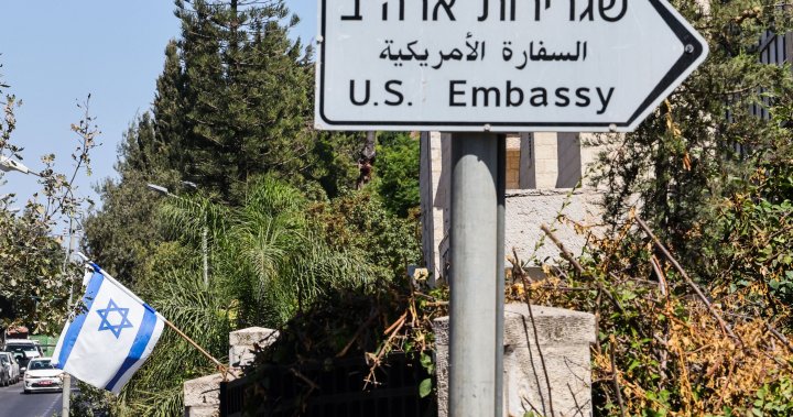 U.S. embassy in Israel restricts travel for employees amid Iran threat - National