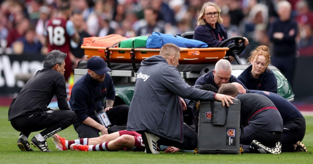 George Earthy update after West Ham starlet suffers sickening injury on debut | Football