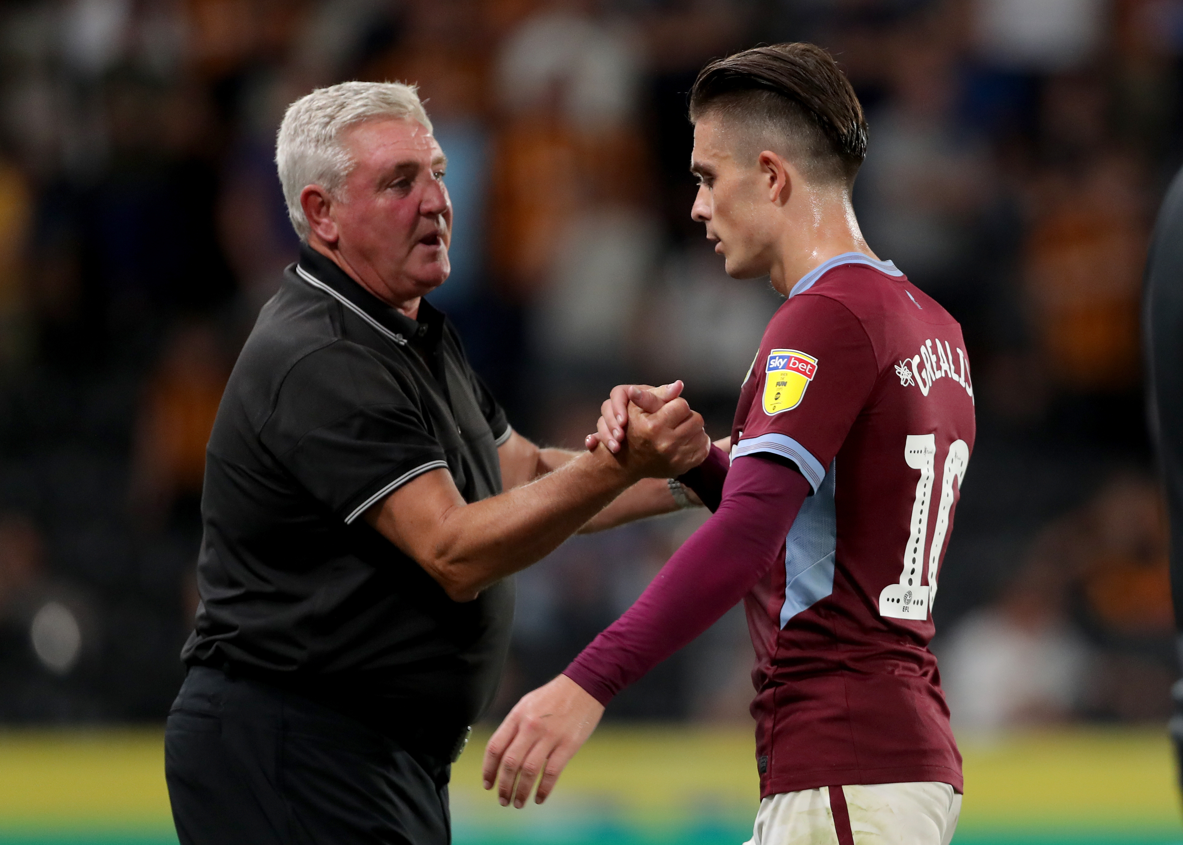 Grealish was a key player for Aston Villa under the leadership of Steve Bruce