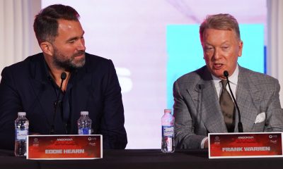 Frank Warren lifts lid on bizarre forfeits he has agreed with Eddie Hearn for losing team on Queensbury vs Matchroom card