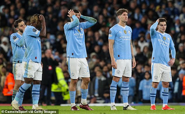 City's dreams of a second consecutive Trebles were dashed in heartbreaking fashion