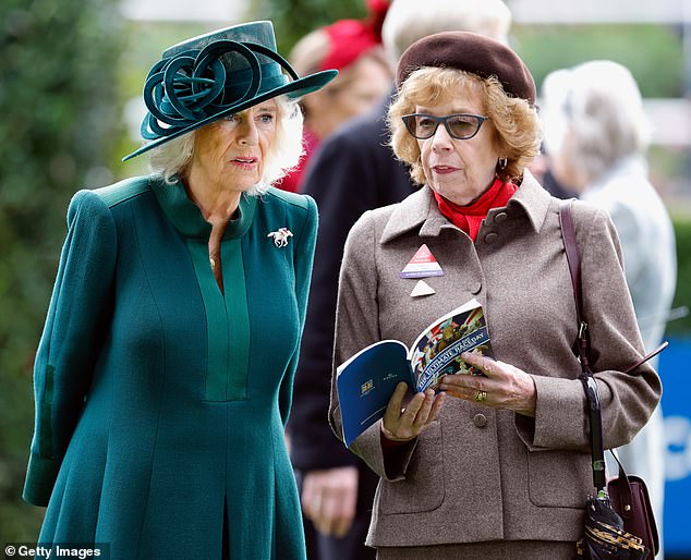 Queen Camilla with her close friend and Queen's Companion Lady Sarah Keswick