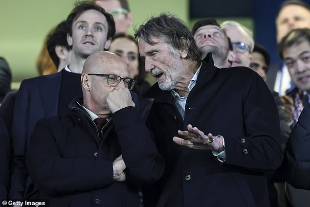 Minority owner Sir Jim Ratcliffe (right) has overseen the arrival of a host of new individuals in sporting positions as he attempts to transform the fortunes of the club