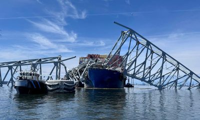 Channel opened for vessels clearing collapsed Baltimore bridge site