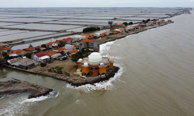 Cemarajaya Village in West Java Province, Indonesia is threatened by sea level rise and flooding