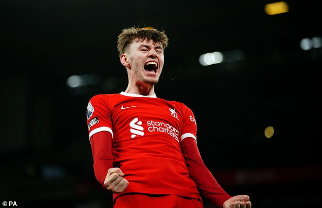 Conor Bradley was drafted in to Liverpool's defence following Trent Alexander-Arnold's injury