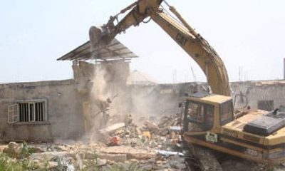 Ebonyi Govt demolishes shops, residential buildings for new flyover