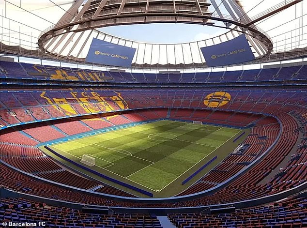 The Camp Nou's capacity will increase to 105,000 when Barcelona's iconic home is complete
