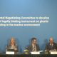 Press conference at the fourth session of the Intergovernmental Negotiating Committee on plastic pollution, including in the marine environment (INC-4) at the Shaw Centre in Ottawa, Canada