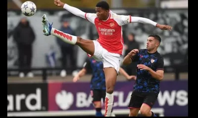 Nigerian-born striker, Martin Obi scores seven goals as Arsenal win 7-0