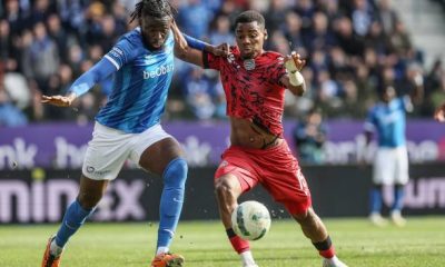 Onyedika Solid in Club Brugge Win against Genk