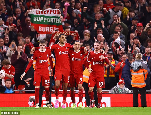 Liverpool returned to the top of the Premier League table after a 3-1 victory at Anfield