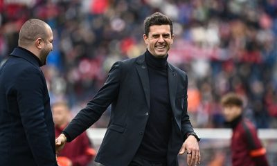 Bologna coach Thiago Motta is being linked with Manchester United in the Italian press