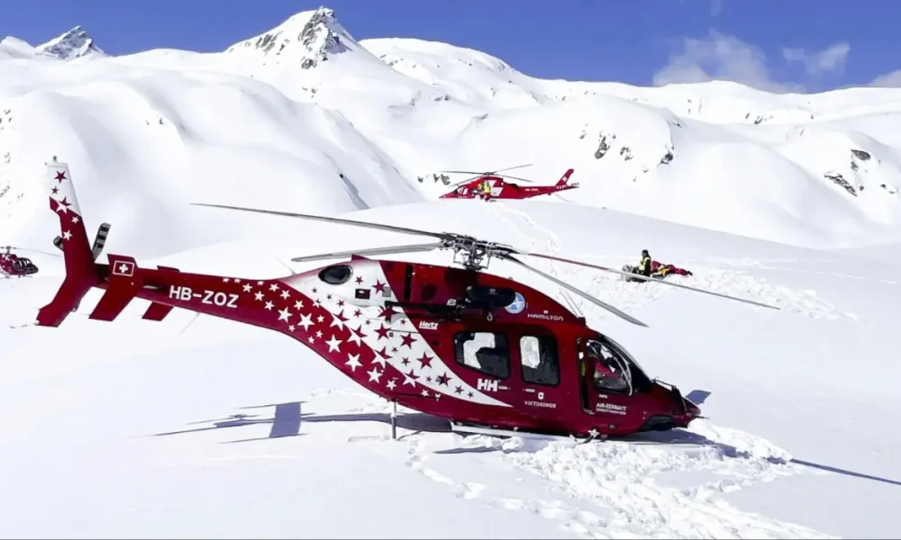 Three die in Swiss Alps helicopter crash
