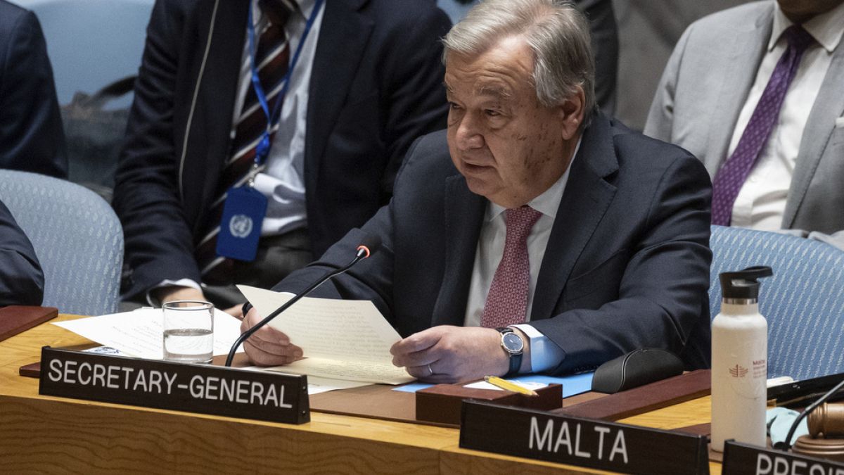 UN Secretary General urges de-escalation in middle east