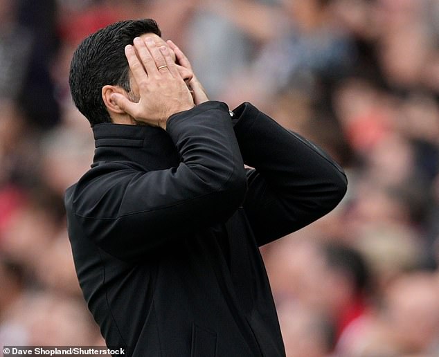 Arsenal's title nerve is being questioned again after Mikel Arteta's team lost to Aston Villa