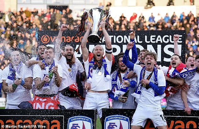 Chesterfield secured a return to the EFL after six years away as National League champions