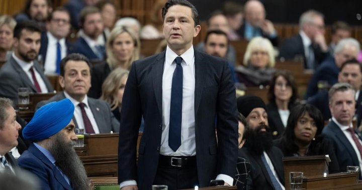Poilievre allowed back in House of Commons after getting kicked out Tuesday - National