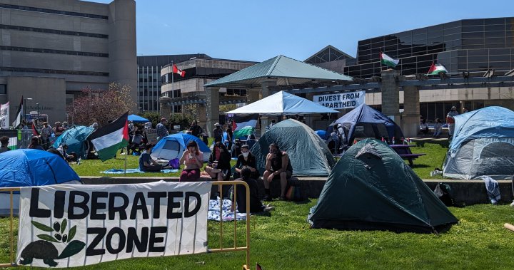 12-hour encampment at Western U draws more than 100 pro-Palestinian demonstrators - London