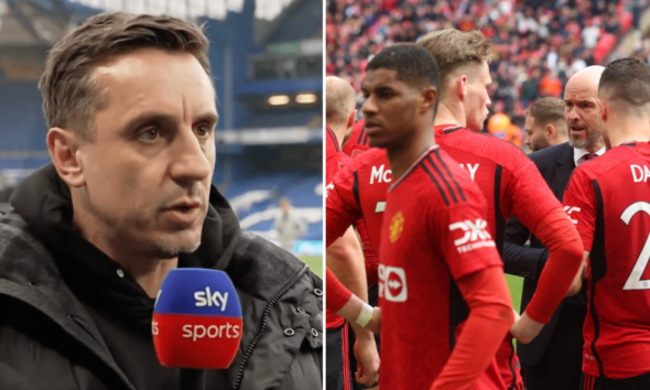 Gary Neville reacts to reports most of Man Utd's squad are up for sale | Football