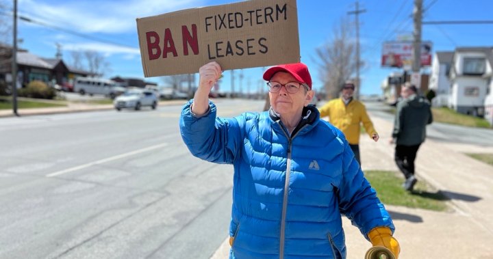 Halifax protesters demand ban on fixed-term leases: ‘People are terrified’ - Halifax