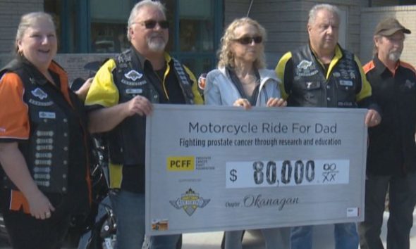Okanagan chapter of Ride for Dad donates $80K to BC Cancer - Okanagan