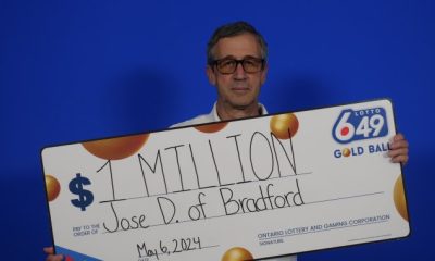 Retired construction worker wins $1 million playing lucky numbers - Barrie