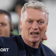 Deaprting West Ham manager David Moyes waves