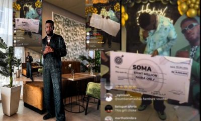 Ex-BBNaija Star, Soma Receives House and N8M From Fans as Birthday Gift