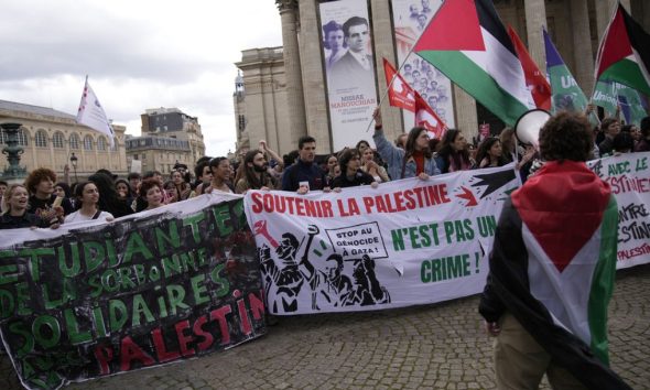 French police remove pro-Palestine protesters from Paris university building