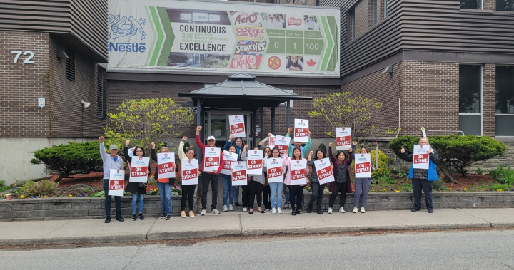 Hundreds strike at Nestle chocolate plant in Toronto, Unifor says - Toronto